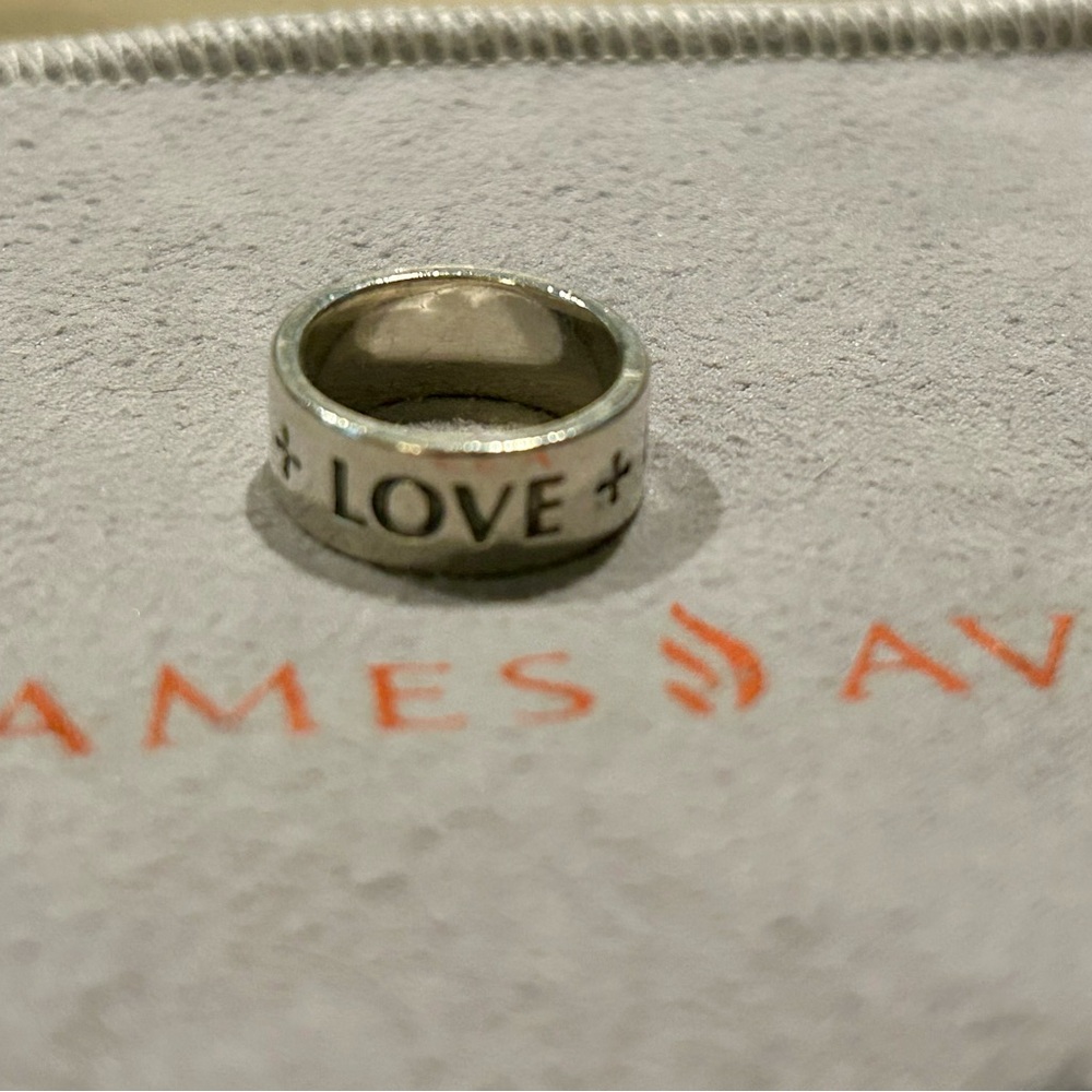 RETIRED James Avery Faith Hope Love band, size 5.5 ✨ - Picture 3 of 3